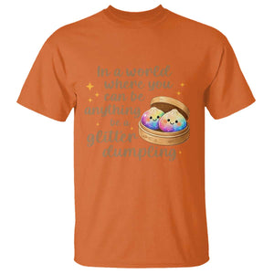 Be A Glitter Dumpling Kawaii Graphic T Shirt In A World Squish Squad Mystery Box TS02 Orange Print Your Wear