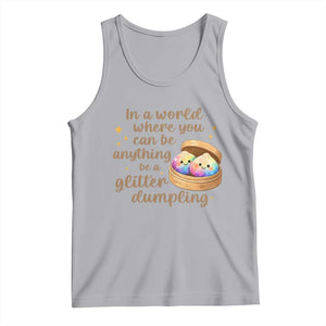 Be A Glitter Dumpling Kawaii Graphic Tank Top In A World Squish Squad Mystery Box TS02 Athletic Heather Print Your Wear