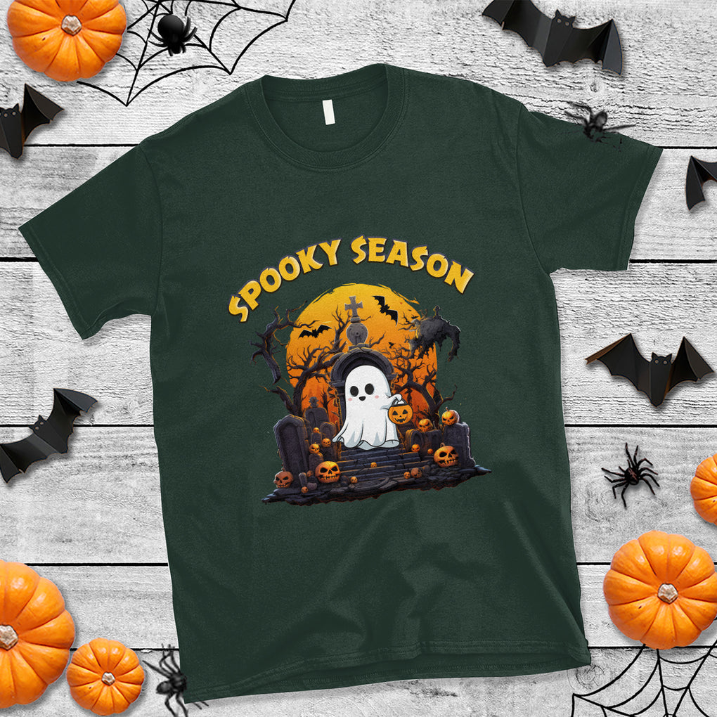Spooky Season Ghost Boo Scary Night Halloween Costume T Shirt TS02 Printyourwear