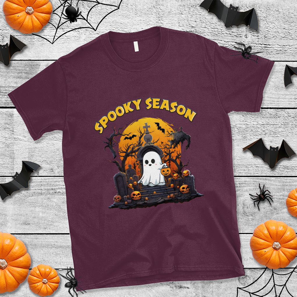 Spooky Season Ghost Boo Scary Night Halloween Costume T Shirt TS02 Printyourwear