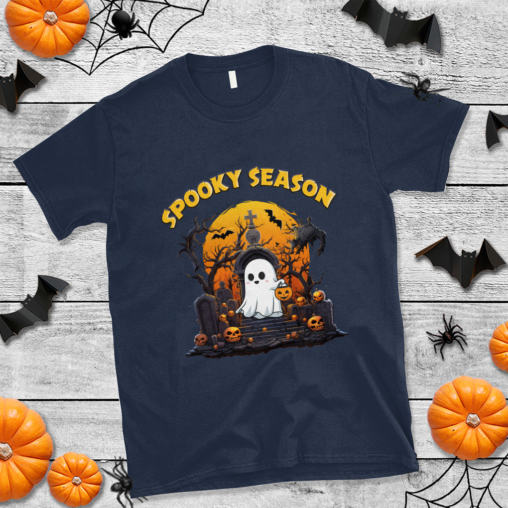 Spooky Season Ghost Boo Scary Night Halloween Costume T Shirt TS02 Printyourwear