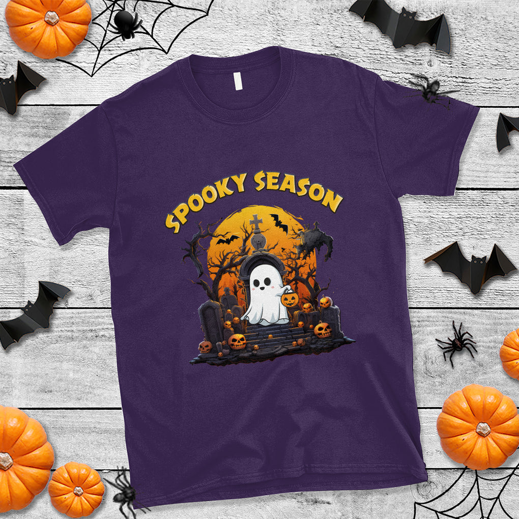 Spooky Season Ghost Boo Scary Night Halloween Costume T Shirt TS02 Printyourwear