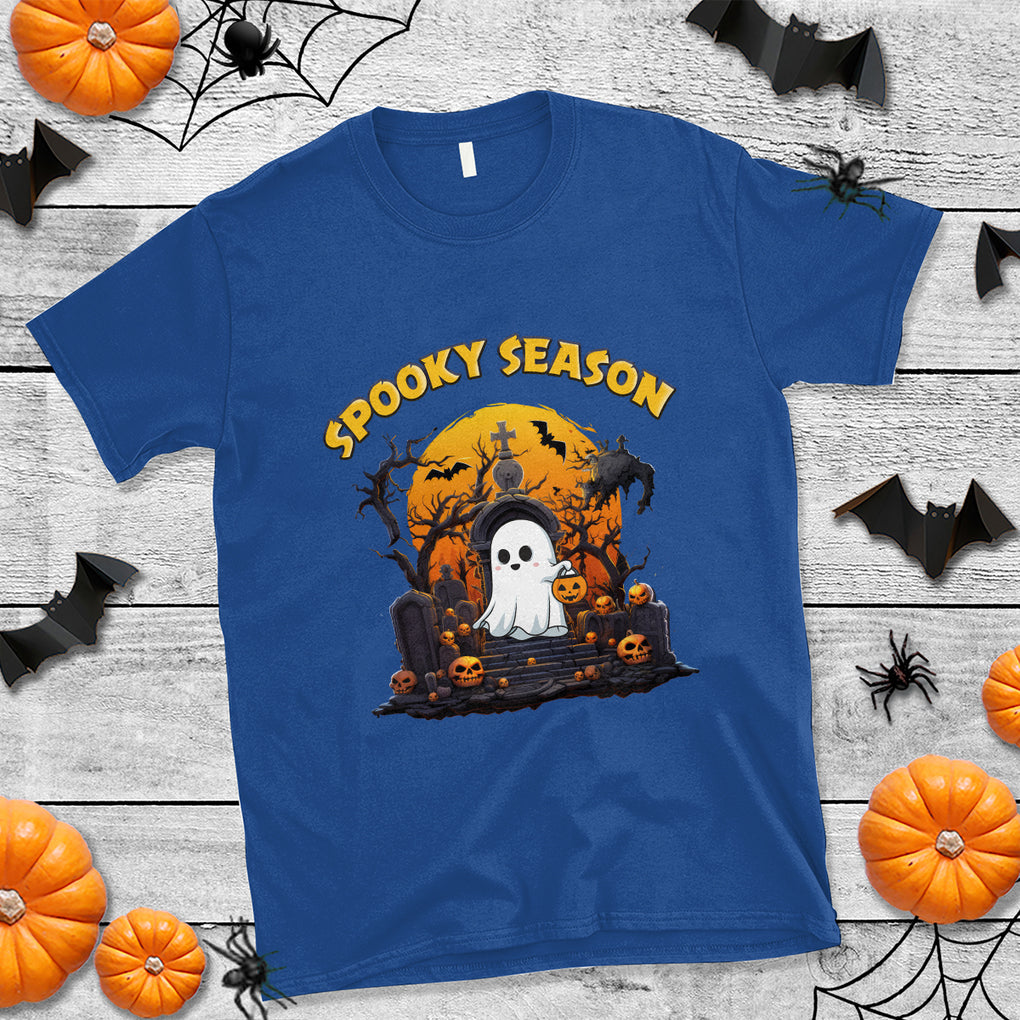 Spooky Season Ghost Boo Scary Night Halloween Costume T Shirt TS02 Printyourwear
