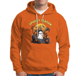 Spooky Season Ghost Boo Scary Night Halloween Costume Hoodie TS02 Printyourwear