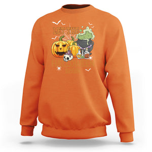 Let The Halloween Begin Scary Pumpkin Halloween Costume Sweatshirt TS02 Printyourwear