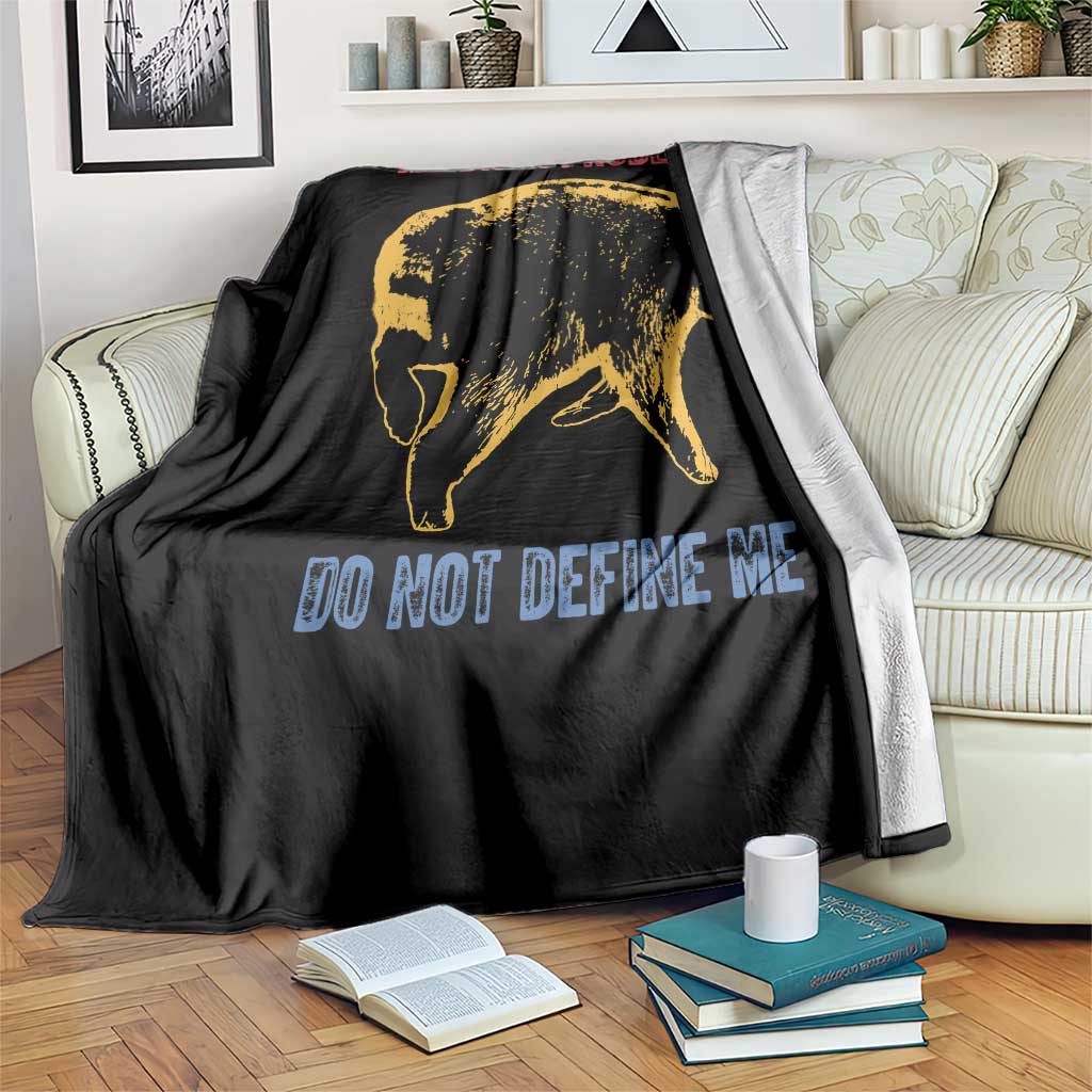 Funny Jimothy Meme Back Pain Humor Throw Blanket My Back Problems Do Not Define Me Viral Seattle Raccoon TS02 Print Your Wear