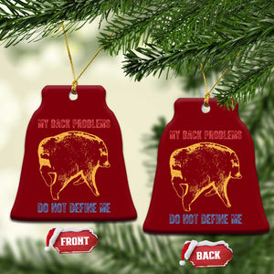 Funny Jimothy Meme Back Pain Humor Ceramic Ornament My Back Problems Do Not Define Me Viral Seattle Raccoon TS02 Print Your Wear