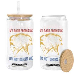 Funny Jimothy Meme Back Pain Humor Glass Can My Back Problems Do Not Define Me Viral Seattle Raccoon TS02 Print Your Wear