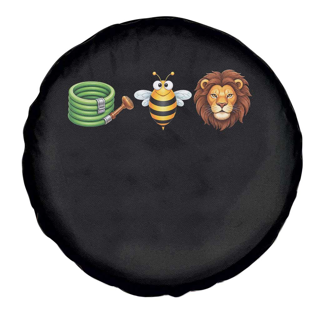 Hose Bee Lion Meme Slang Funny Wordplay Pun Graphic Spare Tire Cover TS02 Print Your Wear