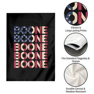 Boone Name Lover American Flag USA Stars Stripes Garden Flag TS02 Print Your Wear