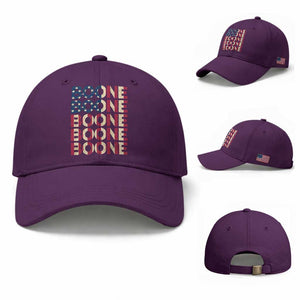 Boone Name Lover American Flag USA Stars Stripes Baseball Cap TS02 Baseball Cap Universal Fit Purple Print Your Wear