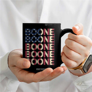 Boone Name Lover American Flag USA Stars Stripes Coffee Mug TS02 Print Your Wear