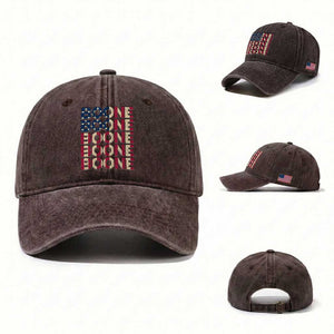 Boone Name Lover American Flag USA Stars Stripes Washed Cotton Baseball Cap TS02 Washed Cap Universal Fit Dark Brown Print Your Wear