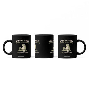 Funny Overthinking Frog Drinking Coffee Meme Coffee Mug What If Everyone Else Is Just Underthinking TS02 Print Your Wear