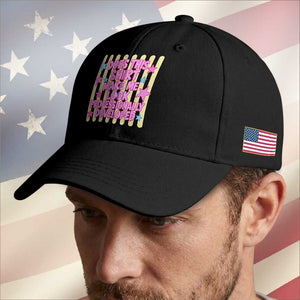 Does This Shirt Make Me Look Professionally Developed Baseball Cap Y2K Retro Stars Funny Professional Development Workplace Humor TS02 Print Your Wear