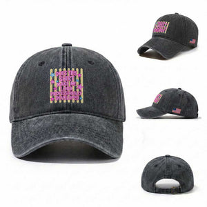 Does This Shirt Make Me Look Professionally Developed Washed Cotton Baseball Cap Y2K Retro Stars Funny Professional Development Workplace Humor TS02 Washed Cap Universal Fit Dark Gray Print Your Wear