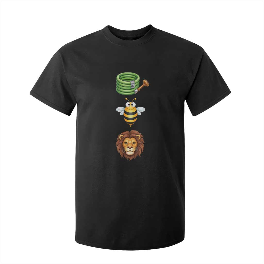 Hose Bee Lion Meme Slang Funny Sarcastic Pun Graphic T Shirt For Kid TS02 Black Print Your Wear