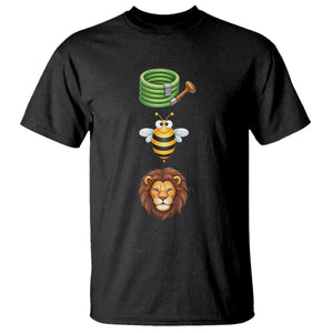 Hose Bee Lion Meme Slang Funny Sarcastic Pun Graphic T Shirt TS02 Black Print Your Wear