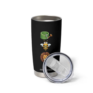 Hose Bee Lion Meme Slang Funny Sarcastic Pun Graphic Tumbler Cup TS02 Print Your Wear