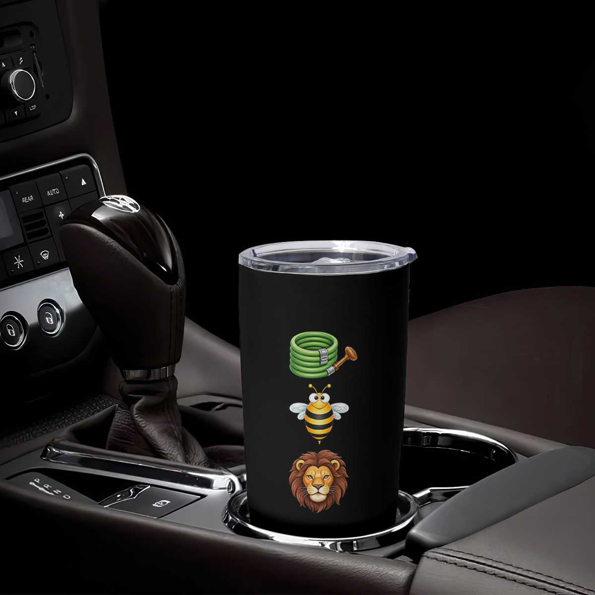 Hose Bee Lion Meme Slang Funny Sarcastic Pun Graphic Tumbler Cup TS02 Print Your Wear