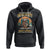 Funny Hiking Bigfoot Hoodie Out Of Breath Hiking Society Don't Worry I'll Be There In A Minute TS02 Black Printyourwear