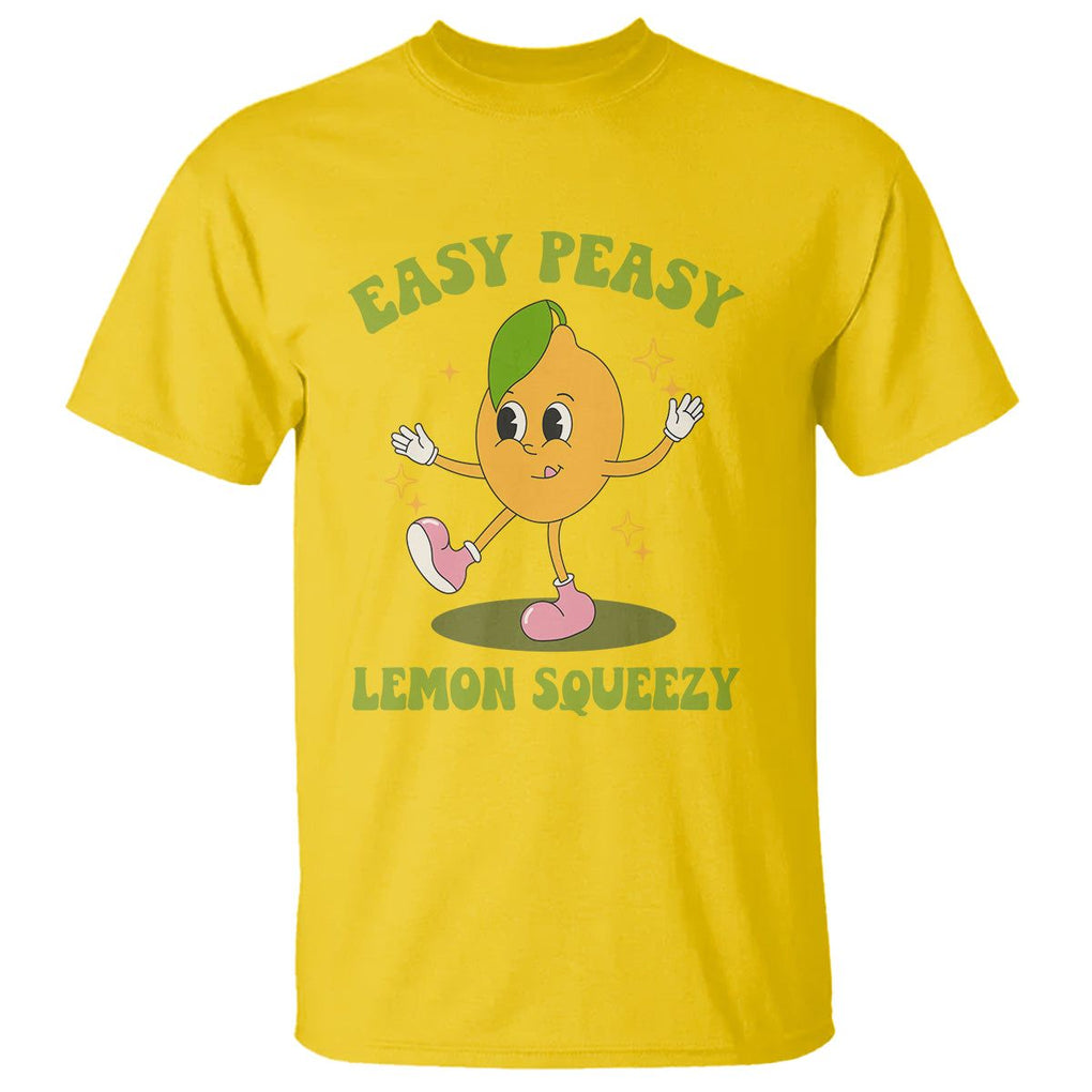 Sarcastic Quotes T Shirt Easy Peasy Lemon Squeezy Lemonade Lemon Funny ...