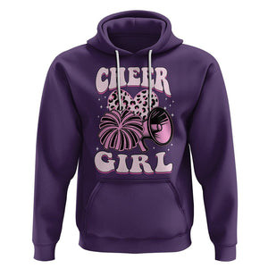 Cheerleading Hoodie Cheer Girl Pink Leopard Cheerleader TS02 Purple Printyourwear