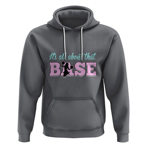 Cheerleading Hoodie All About That Base Cheerleader Cheer Girls TS02 Charcoal Printyourwear