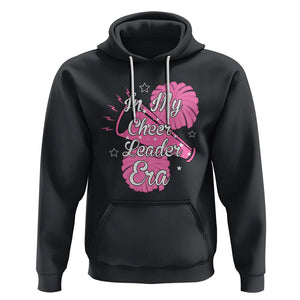 Funny Cheer Girls Hoodie In My Cheer Leader Era Pink Pom Pom Cheerleading TS02 Black Printyourwear