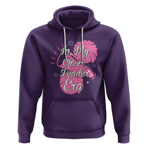 Funny Cheer Girls Hoodie In My Cheer Leader Era Pink Pom Pom Cheerleading TS02 Purple Printyourwear