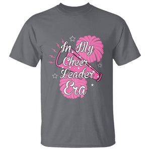 Funny Cheer Girls T Shirt In My Cheer Leader Era Pink Pom Pom Cheerleading TS02 Charcoal Printyourwear