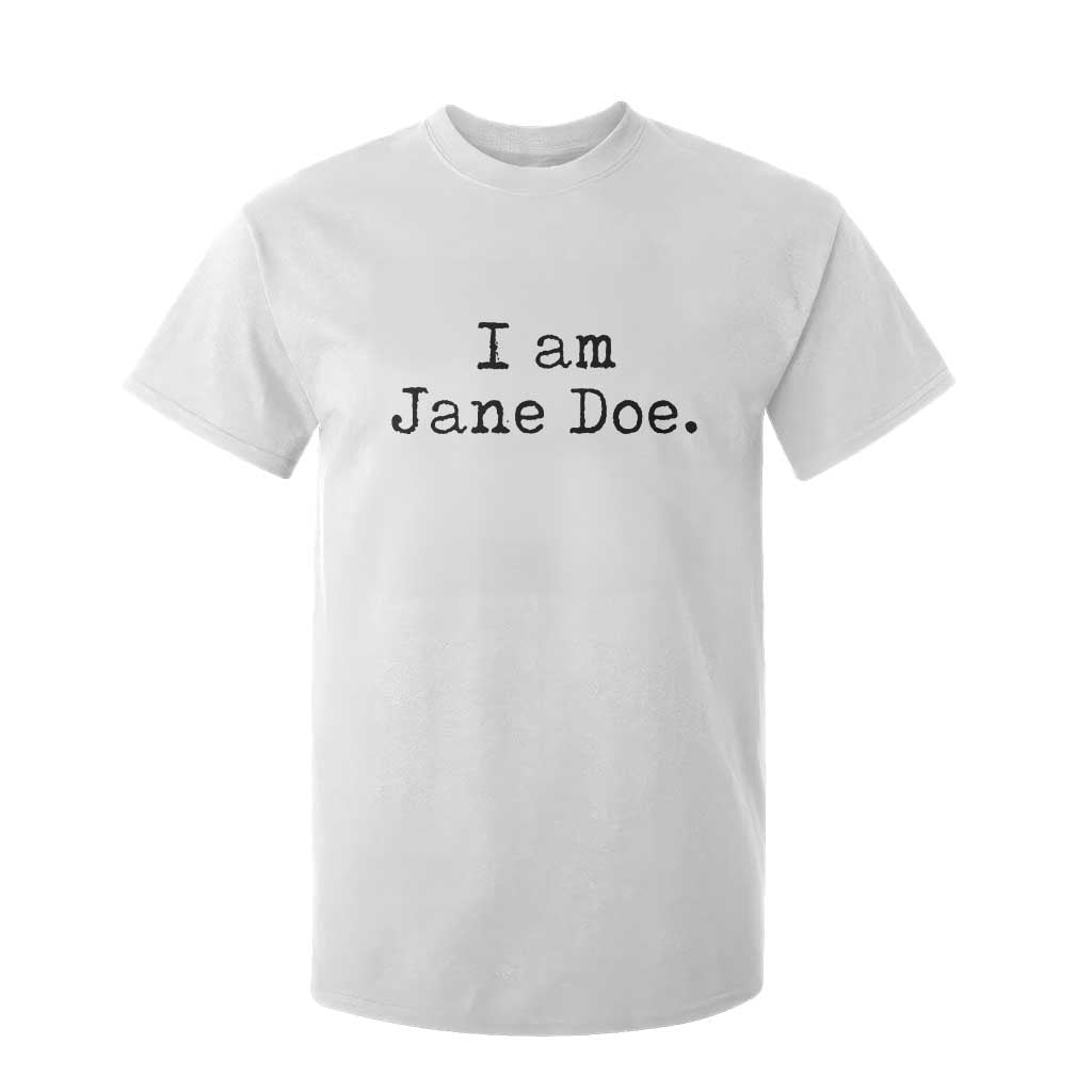 I Am Jane Doe Vintage T Shirt For Kid Solidarity Movement Womens Survivor Support