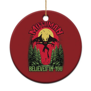 Mothman Christmas Ornament Believes In You Cryptid Cryptozoology TS02 Print Your Wear