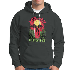 Mothman Hoodie Believes In You Cryptid Cryptozoology TS02 Dark Heather Printyourwear