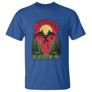 Mothman T Shirt Believes In You Cryptid Cryptozoology TS02 Royal Blue Printyourwear