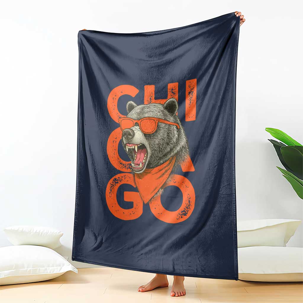 Cool Chicago Pride Br Graphic Throw Blanket TS02 Print Your Wear