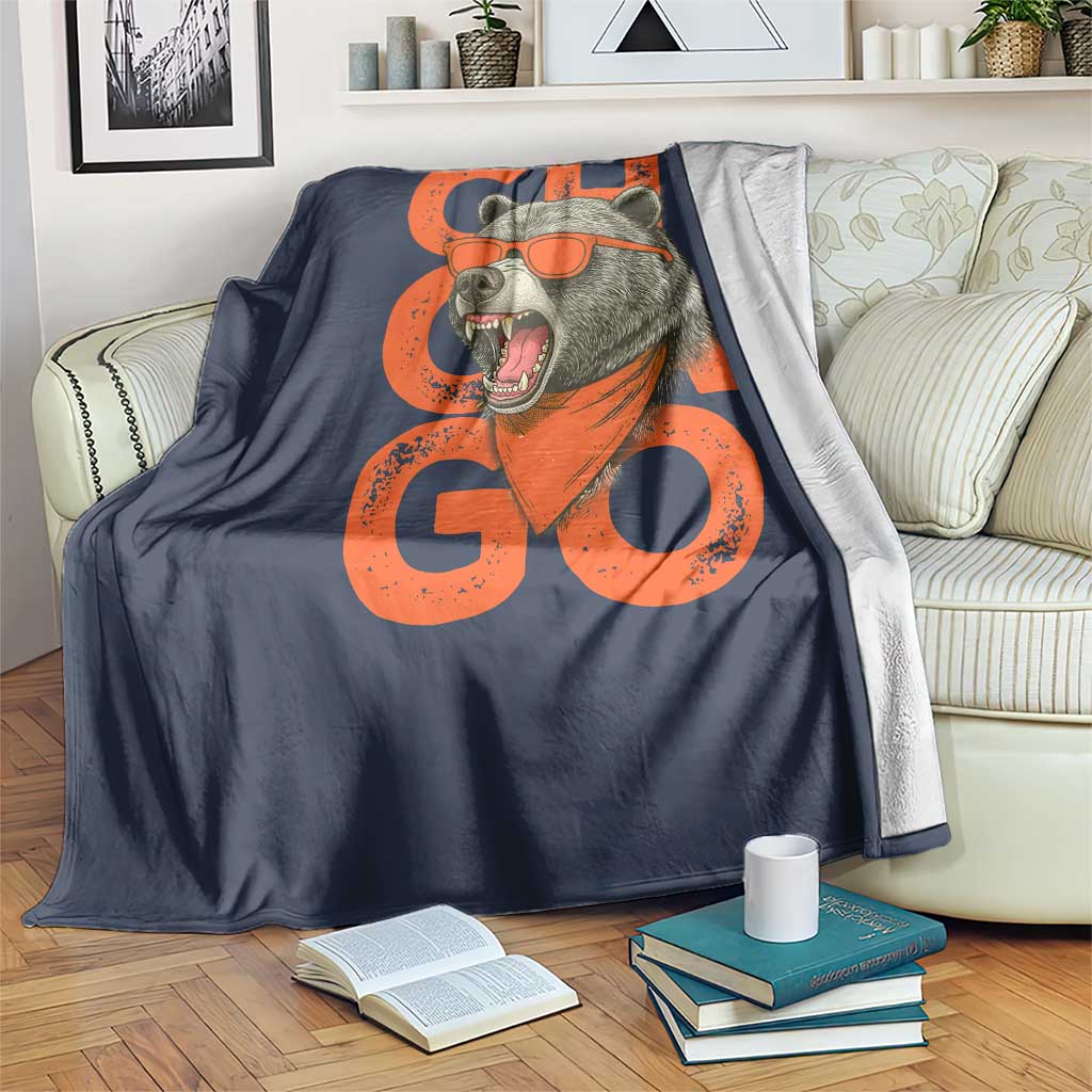 Cool Chicago Pride Br Graphic Throw Blanket TS02 Print Your Wear