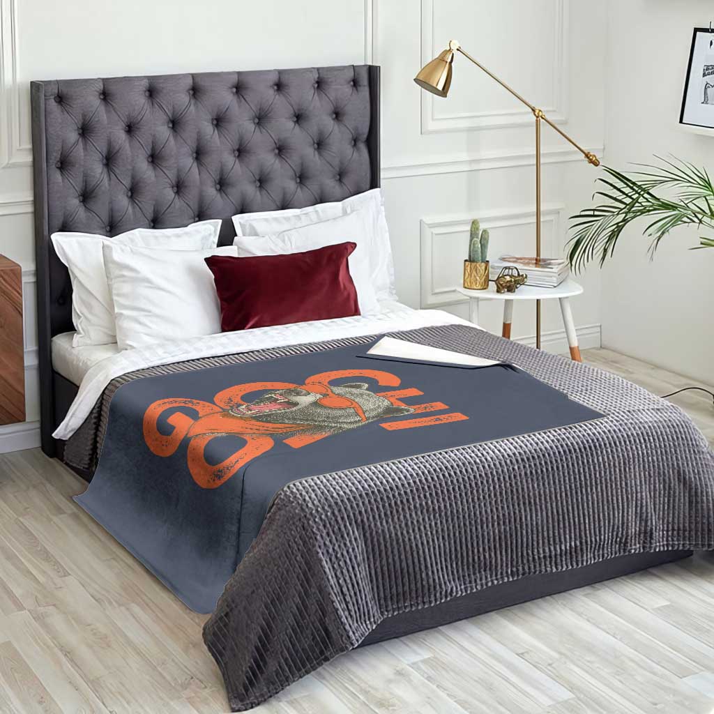 Cool Chicago Pride Br Graphic Throw Blanket TS02 Print Your Wear