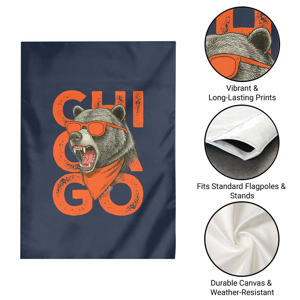 Cool Chicago Pride Br Graphic Garden Flag TS02 Print Your Wear