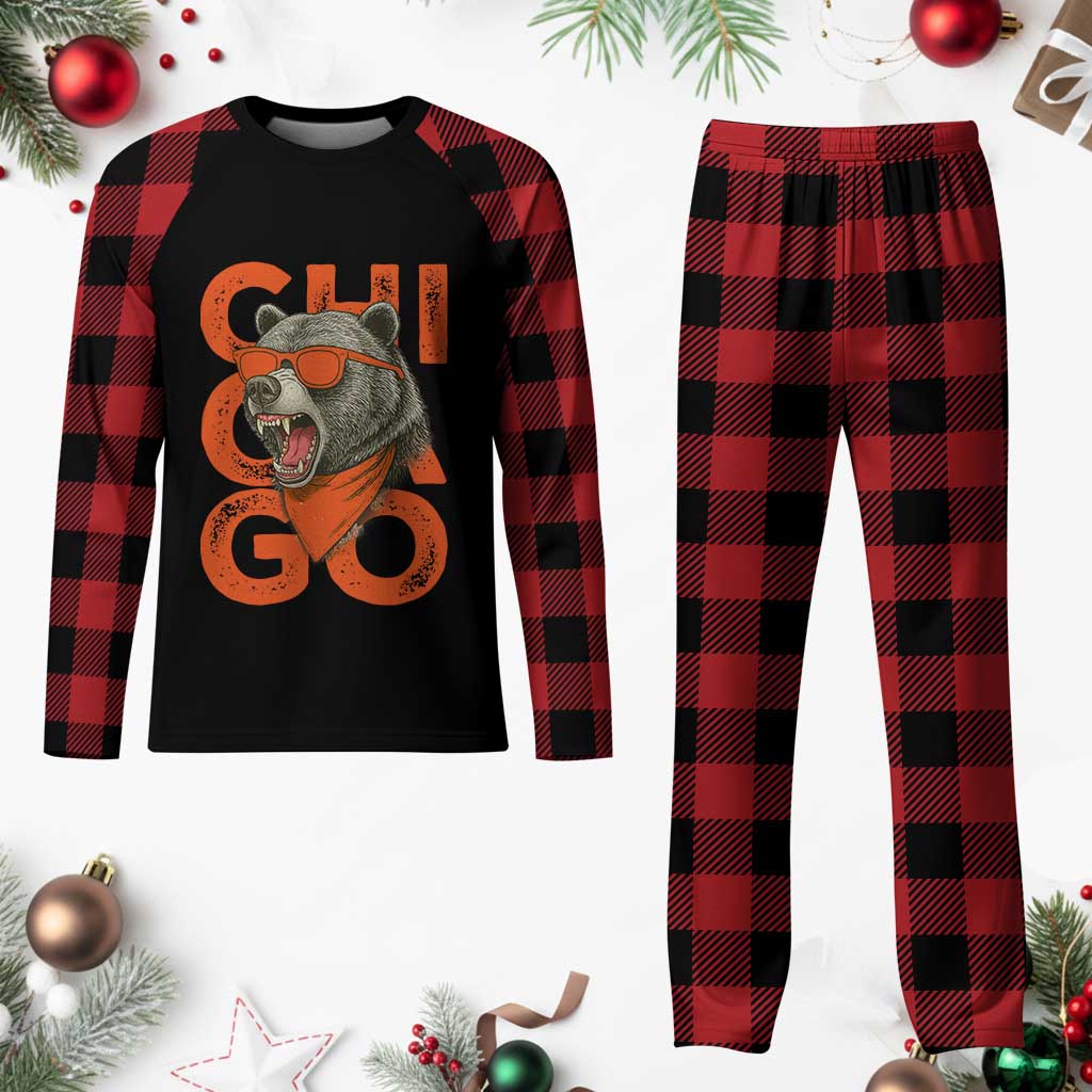 Cool Chicago Pride Br Graphic Plaid Pajama Set TS02 Buffalo Plaid Print Your Wear