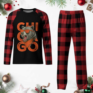 Cool Chicago Pride Br Graphic Plaid Pajama Set TS02 Buffalo Plaid Print Your Wear