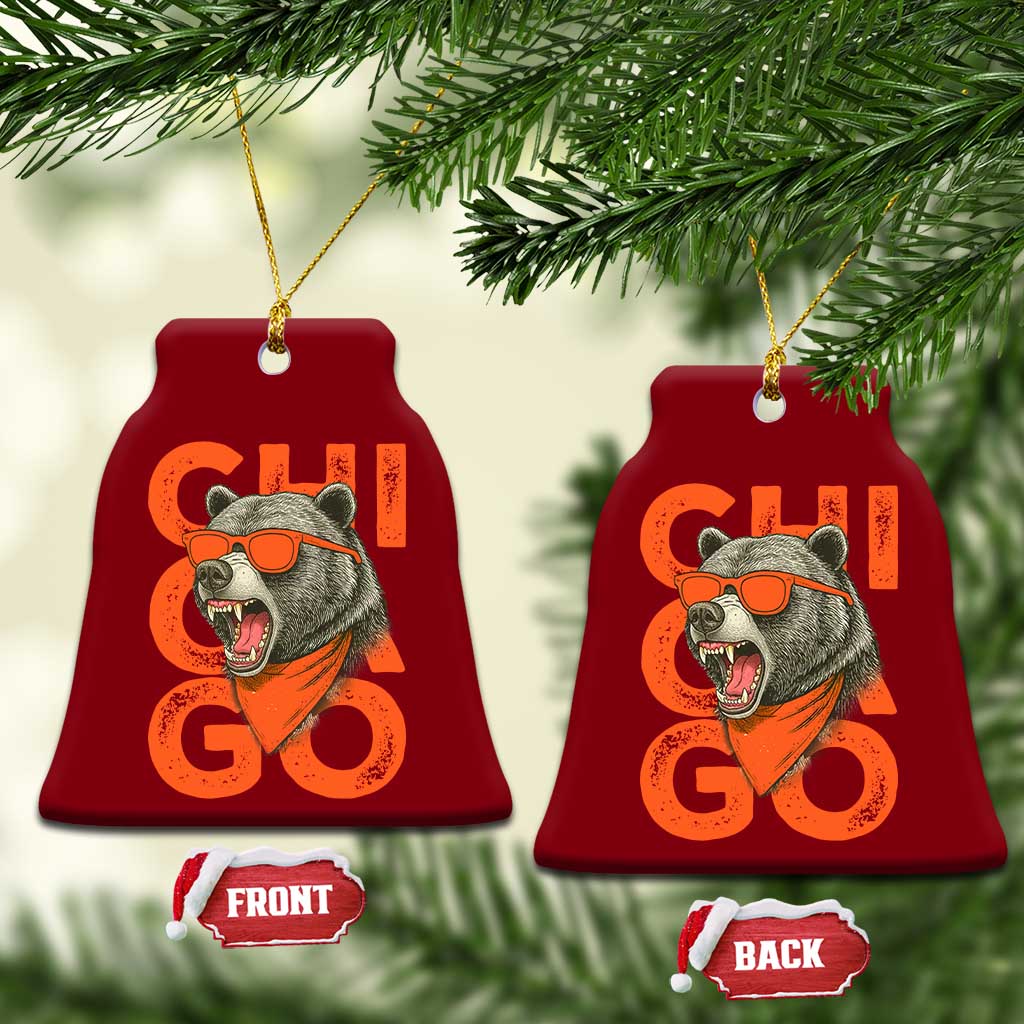 Cool Chicago Pride Br Graphic Ceramic Ornament TS02 Print Your Wear