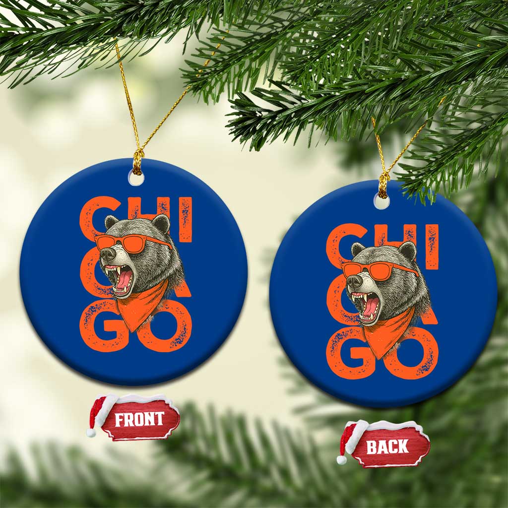 Cool Chicago Pride Br Graphic Ceramic Ornament TS02 1pc Blue Print Your Wear