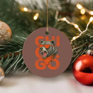 Cool Chicago Pride Br Graphic Ceramic Ornament TS02 1pc Mocha Print Your Wear