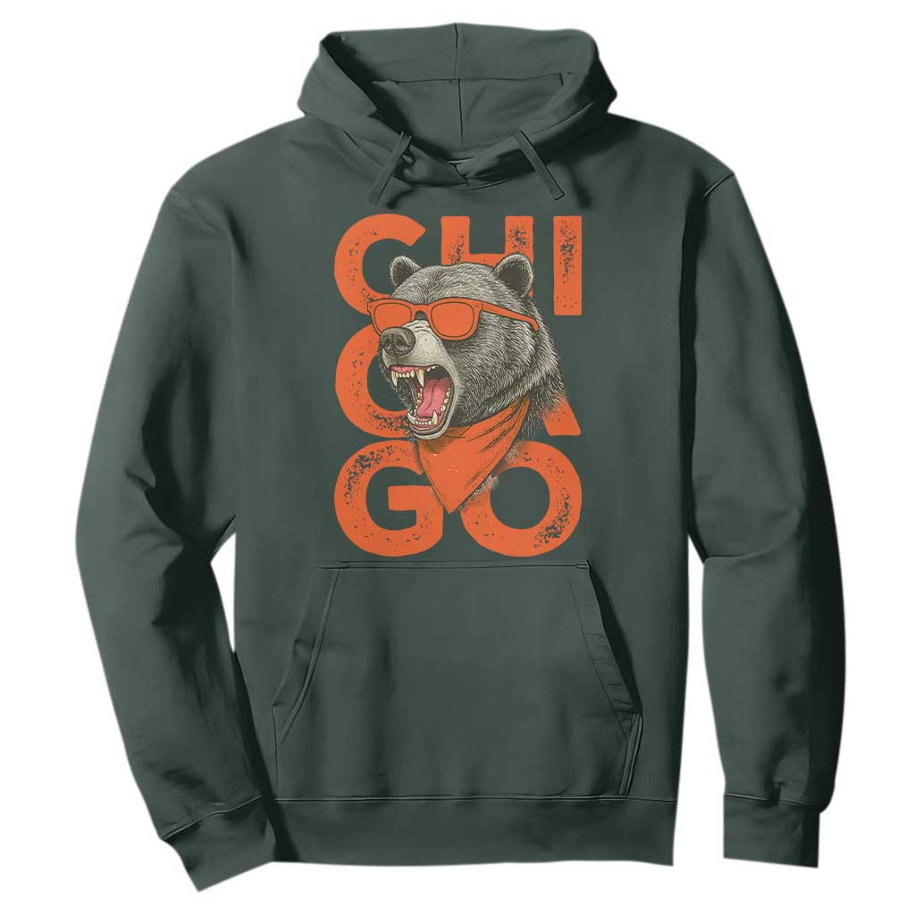 Cool Chicago Pride Br Graphic Hoodie TS02 Dark Forest Green Print Your Wear