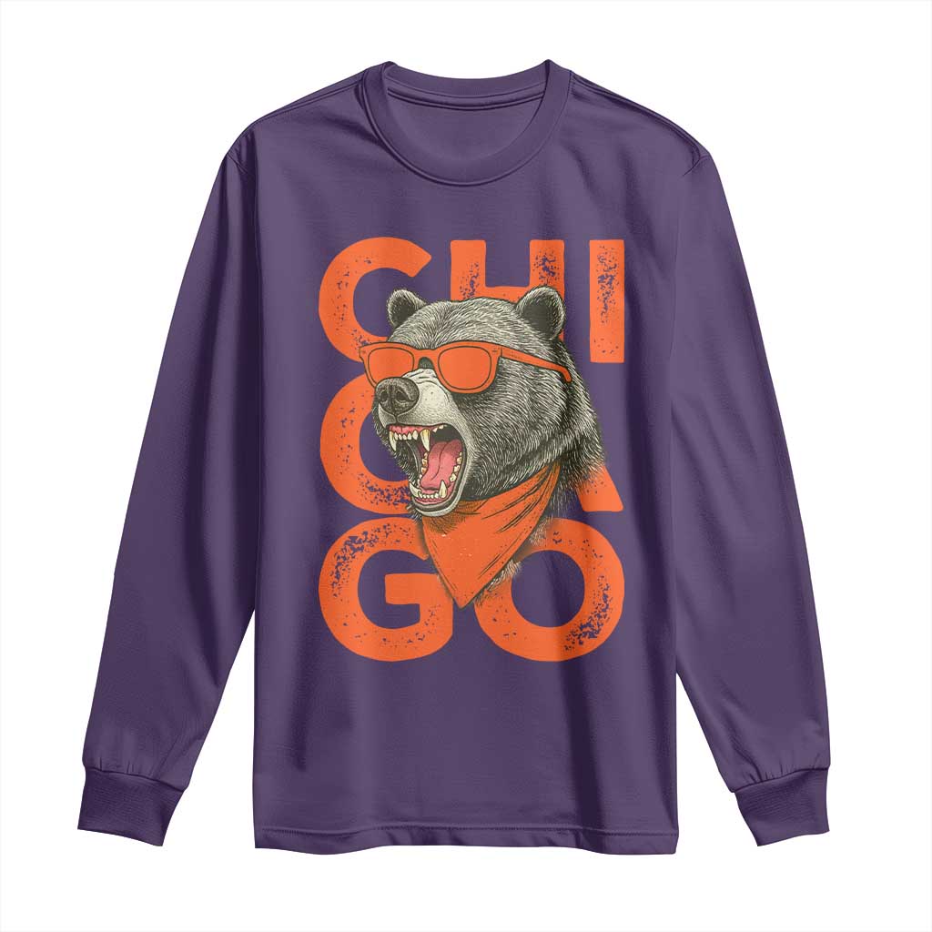 Cool Chicago Pride Br Graphic Long Sleeve Shirt TS02 Purple Print Your Wear