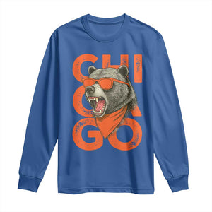 Cool Chicago Pride Br Graphic Long Sleeve Shirt TS02 Royal Blue Print Your Wear