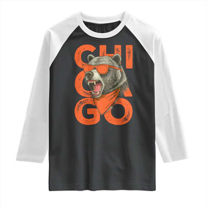 Cool Chicago Pride Br Graphic Raglan Shirt TS02 Black White Print Your Wear