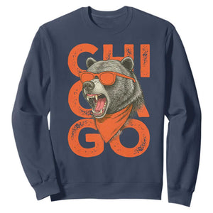 Cool Chicago Pride Br Graphic Sweatshirt TS02 Navy Print Your Wear