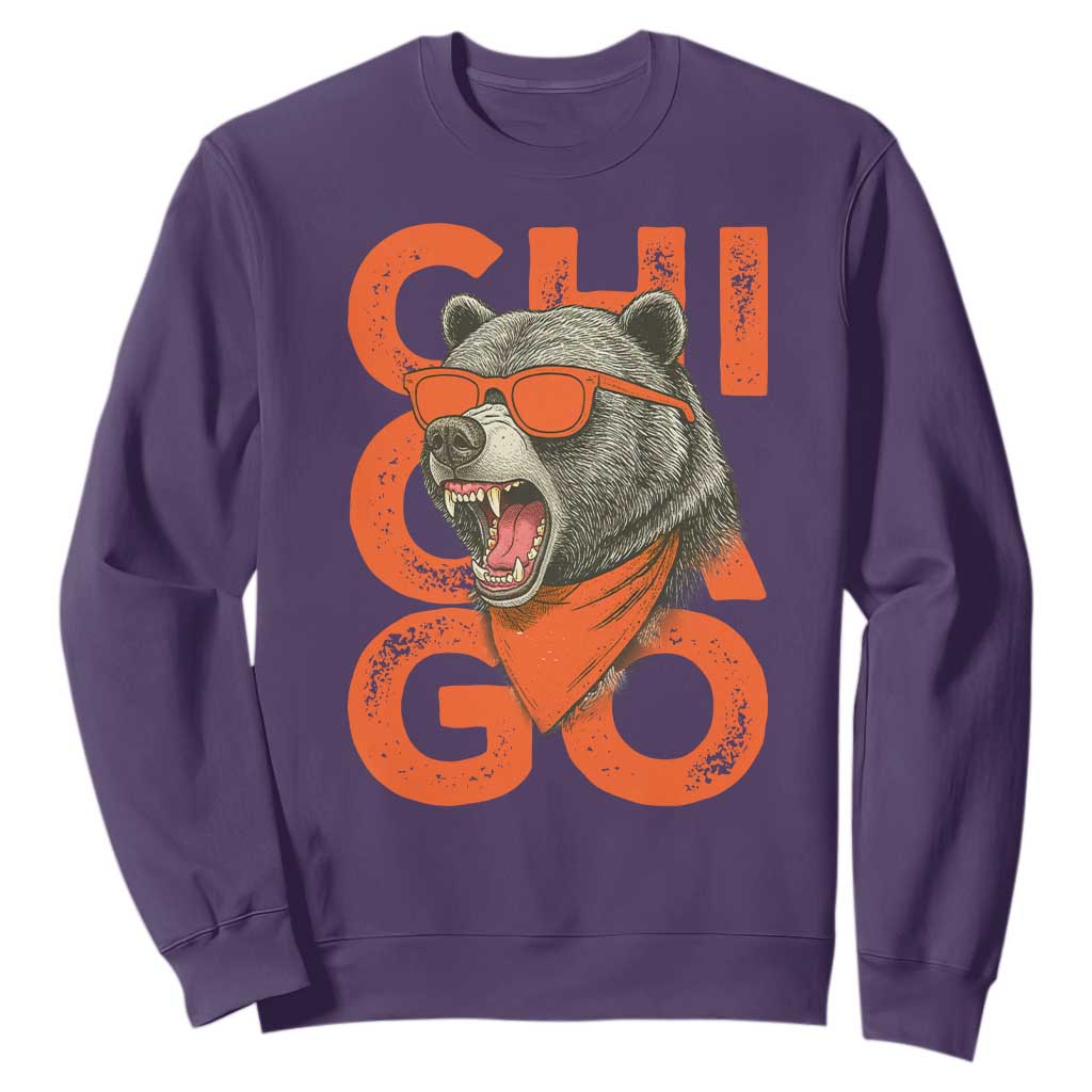 Cool Chicago Pride Br Graphic Sweatshirt TS02 Purple Print Your Wear